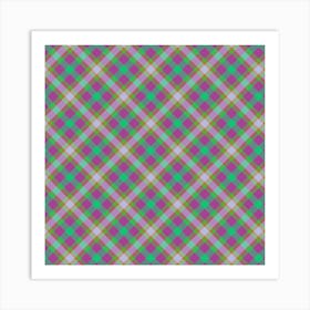 Plaid Fabric 25 Art Print