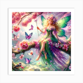 Butterfly Fairy Art Print