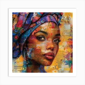 African Woman Art Print