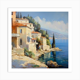 Cinque Terre Canvas Symphony Art Print