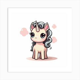 Cute Unicorn 171 Art Print