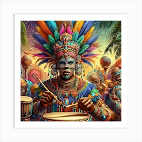 Afro-Caribbean Wall Art Art Print