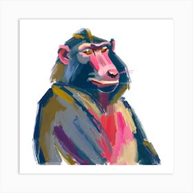 Baboon 02 Art Print