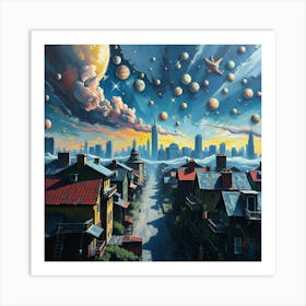 Space City 2 Art Print