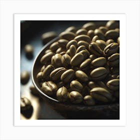 Coffee Beans In A Bowl 19 Art Print