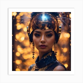 Egyptian Beauty girl Art Print