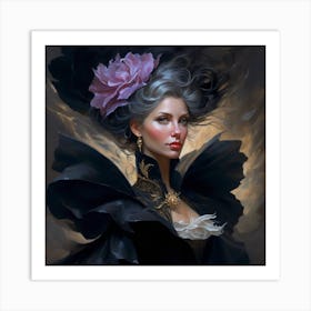 Portrait Of A Woman 2 Art Print