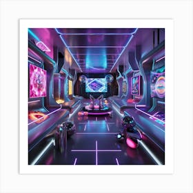 Futuristic Room Art Print