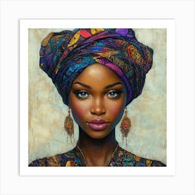 African Woman 3 Art Print