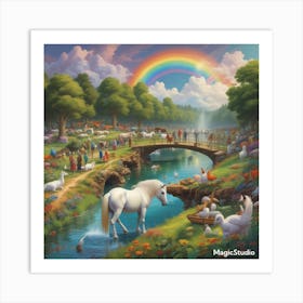 Rainbow Bridge Art Print