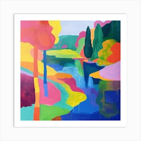 Abstract Park Collection Ditan Park Beijing 3 Art Print