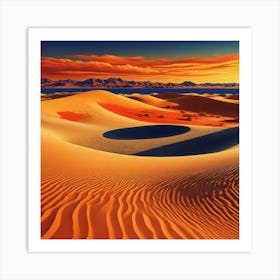 Desert Landscape Art Print (1) Art Print