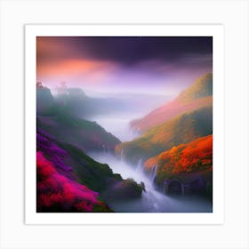 Paradise Landscape 1 Art Print