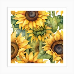 Sunflowers 6 Art Print