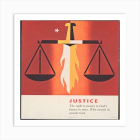 Justice (1957) Art Print