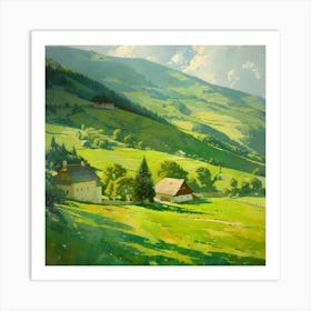 Landscape Painting 57 Art Print