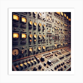 Control Room Stock Videos & Royalty-Free Footage Art Print