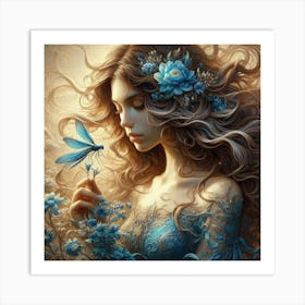 Blue Fairy 1 Art Print