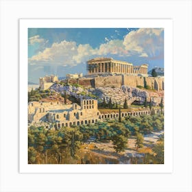 Acropolis 6 Art Print