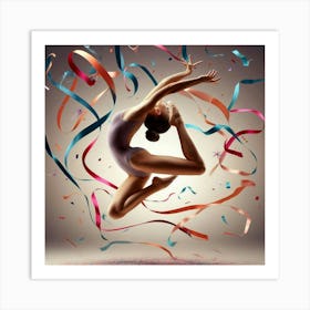 Acrobatic dancer 5 Art Print