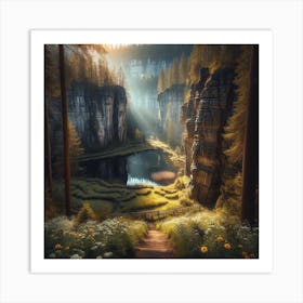 Landscape Painting Art Print