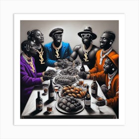 'The Dinner Party' 2 Art Print