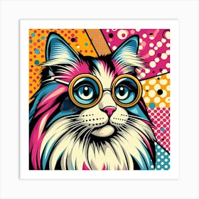 Pop Cat 3 Art Print