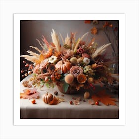 Thanksgiving Bouquet Art Print