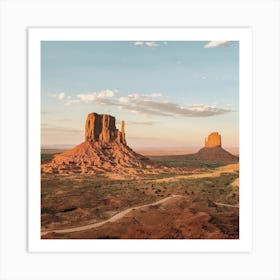 Monument Valley Road Art Print