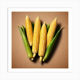 Sweetcorn As A Logo (64) Art Print