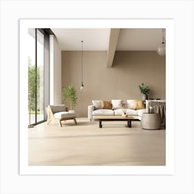 Modern Living Room 1 Art Print