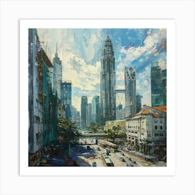 Petronas Towers 1 Art Print