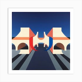 Bridge Art Print