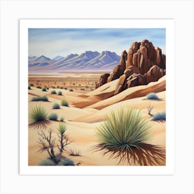 Desert Landscape 21 Art Print