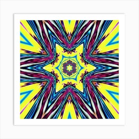 Abstract Psychedelic Pattern 1 Poster