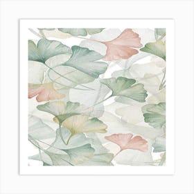 Ginkgo Leaves Art Print