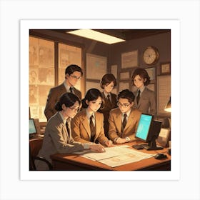 Tech Detective Art Print