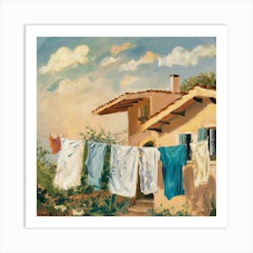 Henri Matisse laundry day 2 Art Print