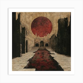 Sacrificial Sun Art Print