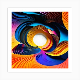 Abstract Paper Art Art Print