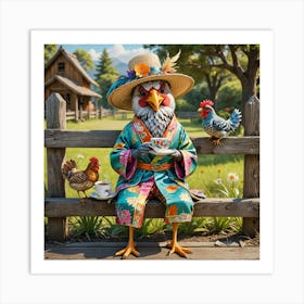 Chinese Chicken 1 Art Print