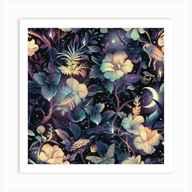 Flora And Fauna Art Print