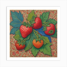 Strawberries Art Print