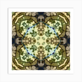 A Pattern Of Bubbles An Austraction Art Print