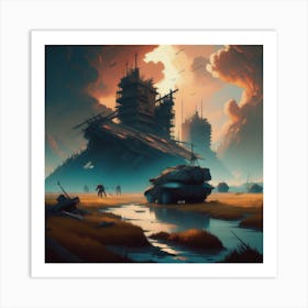 Post Apocalyptic World Art Print