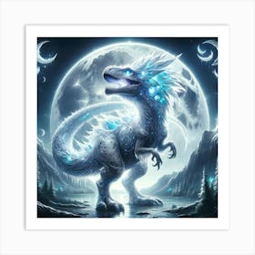 Ice Dragon Art Print