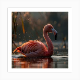 Flamingo 3 Art Print