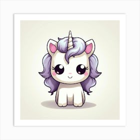 Cute Unicorn 54 Art Print