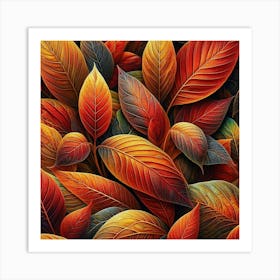 Autumn Leaves 2 Art Print