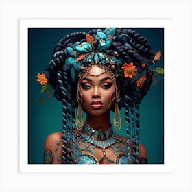 African Beauty 1 Art Print